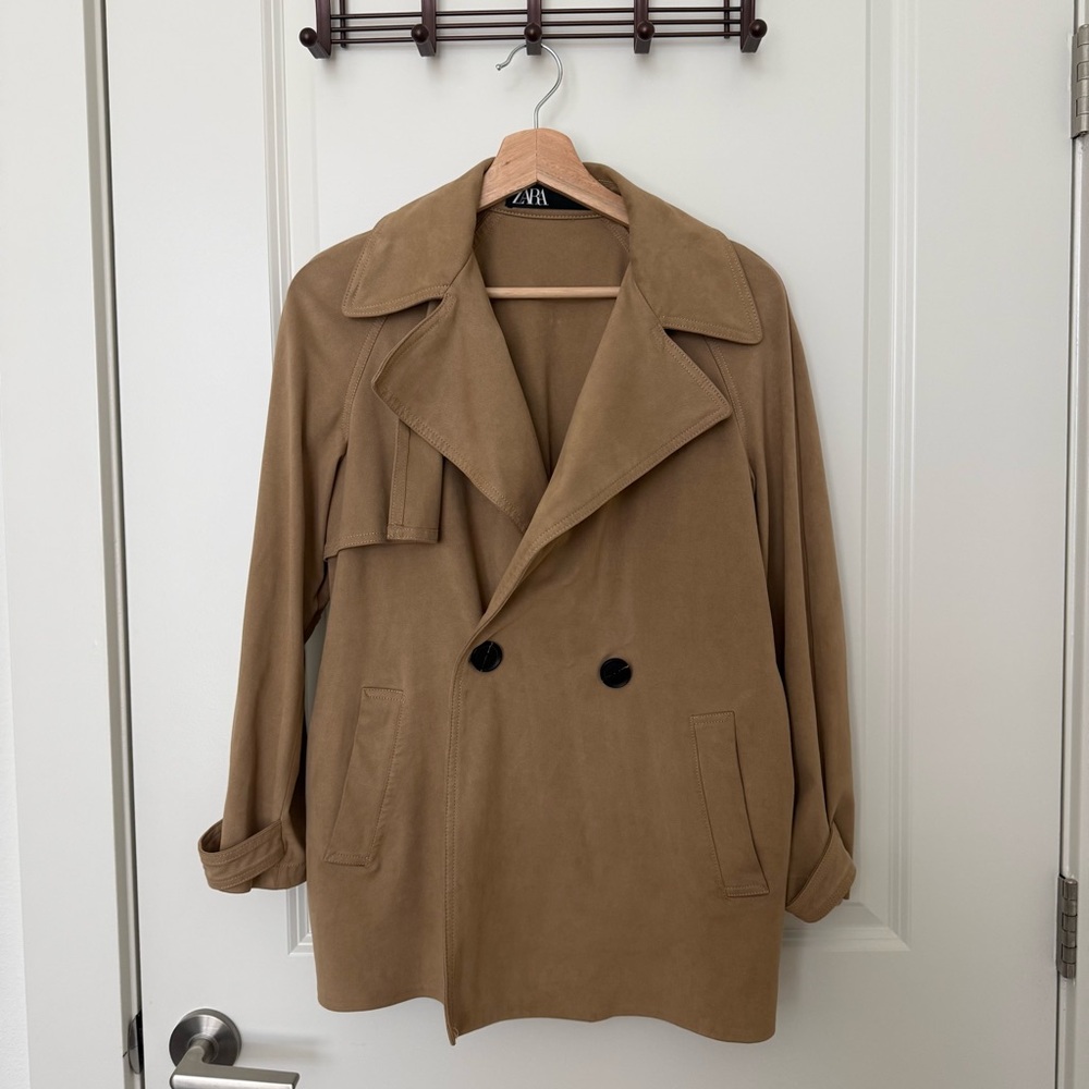 Zara Brown Camel Coat